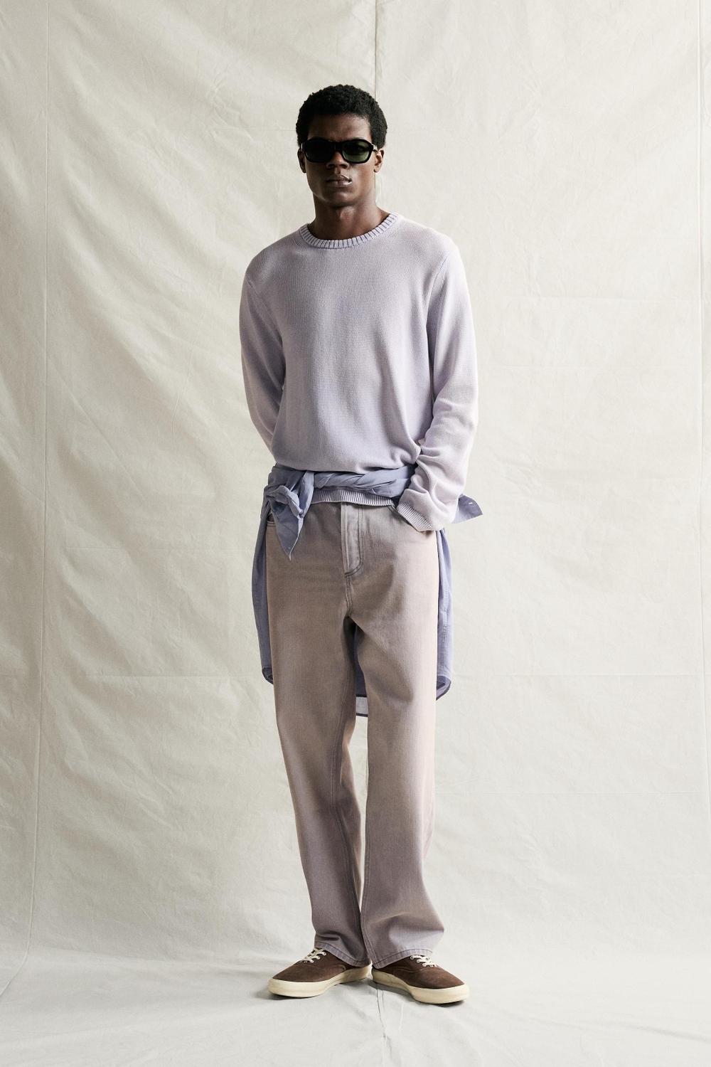 СВИТЕР RELAXED FIT ИЗ ХЛОПКА — ZARA