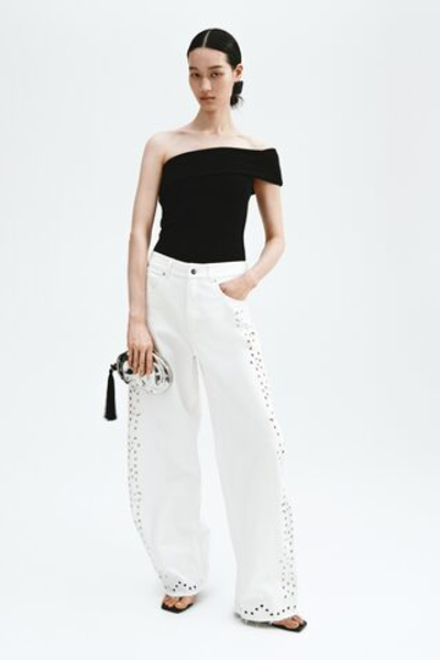 Боди-стринги с открытыми плечами - H&M