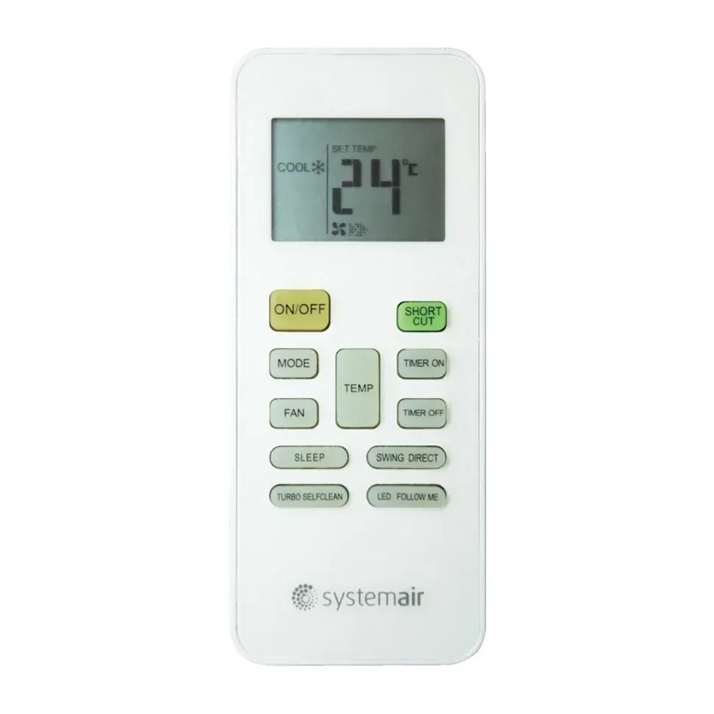 Сплит-система кондиционер настенный Systemair Smart 09 EVO HP Q на 25 м²