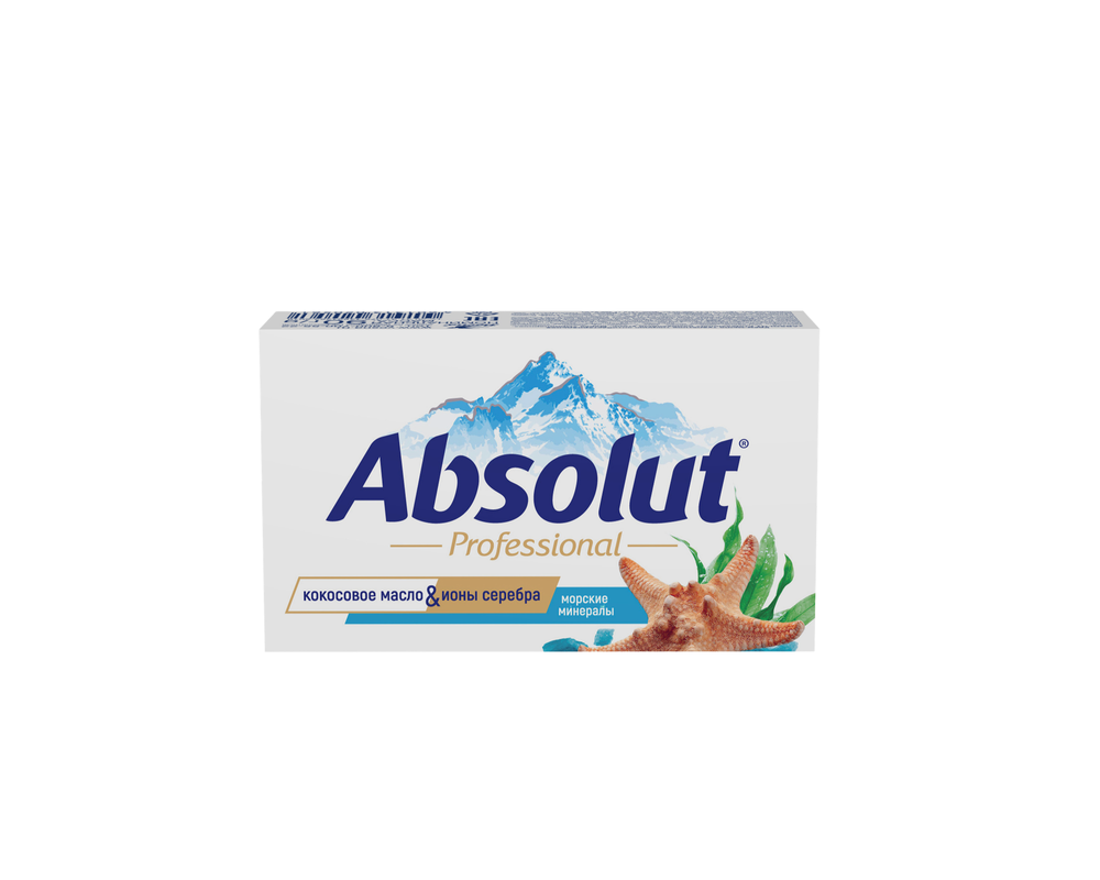 Мыло для рук ABSOLUT (какосовое масло&ионы серебра) 90г