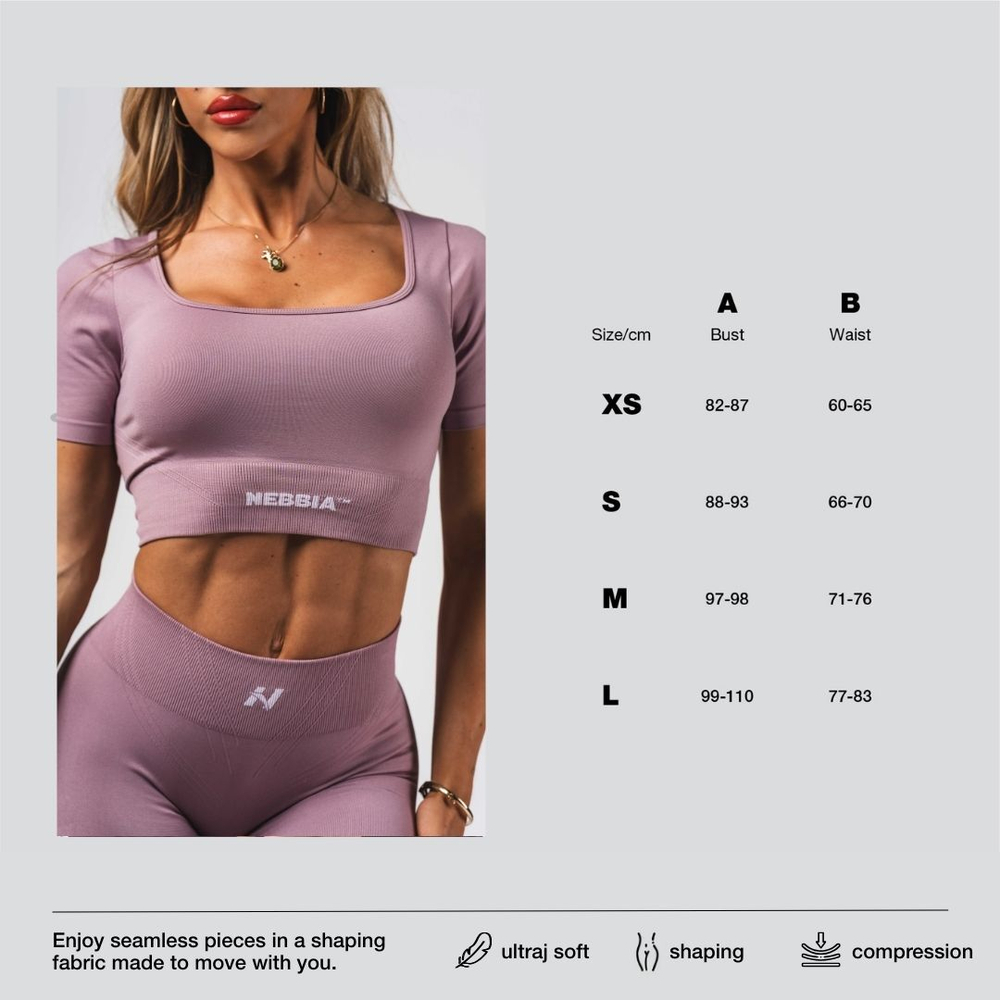 Кроп топ Shaping Crop Top FLOW SEAMLESS 499 Розовый