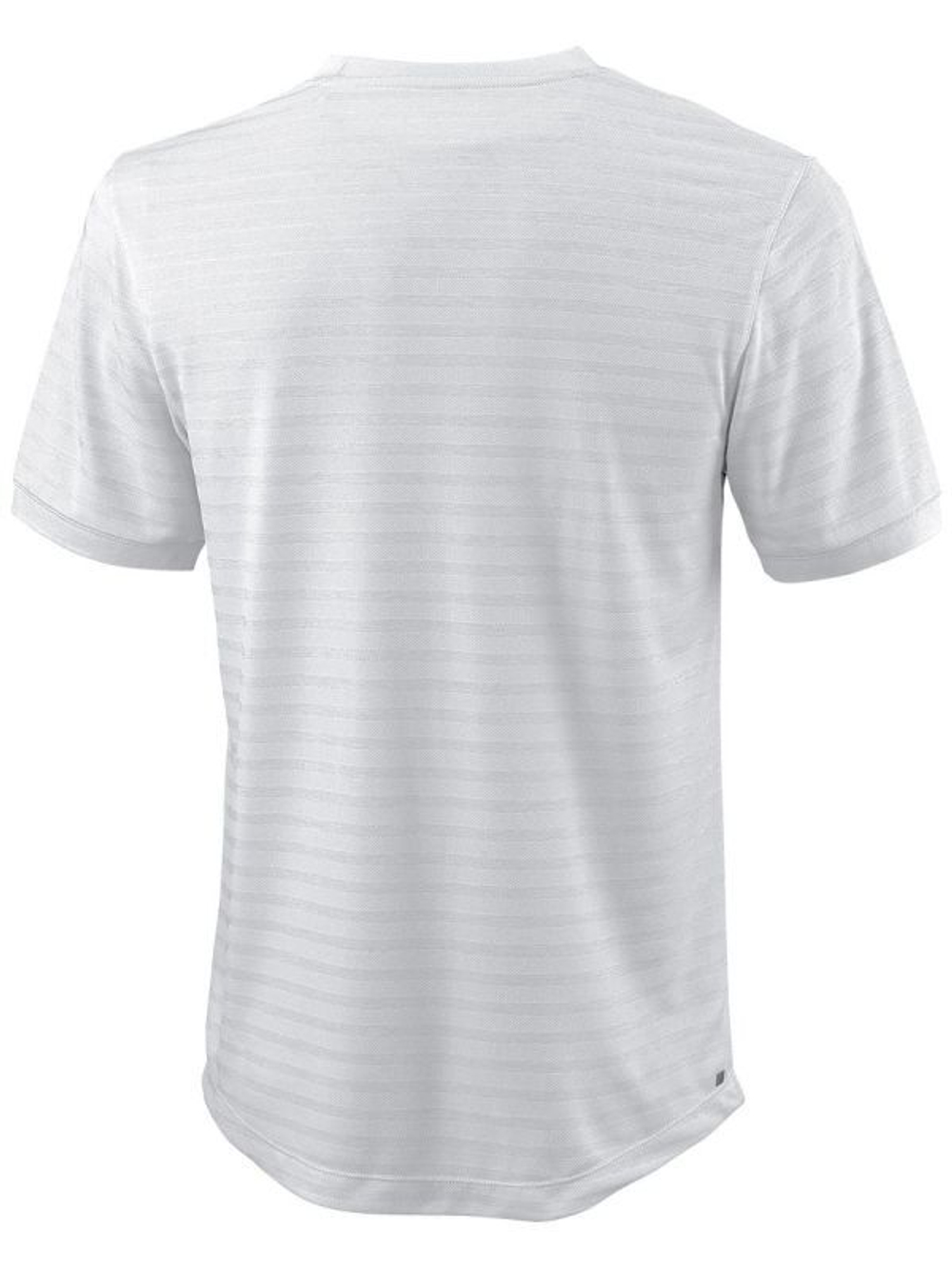 Футболка мужская теннисная Wilson Stripe Crew - white