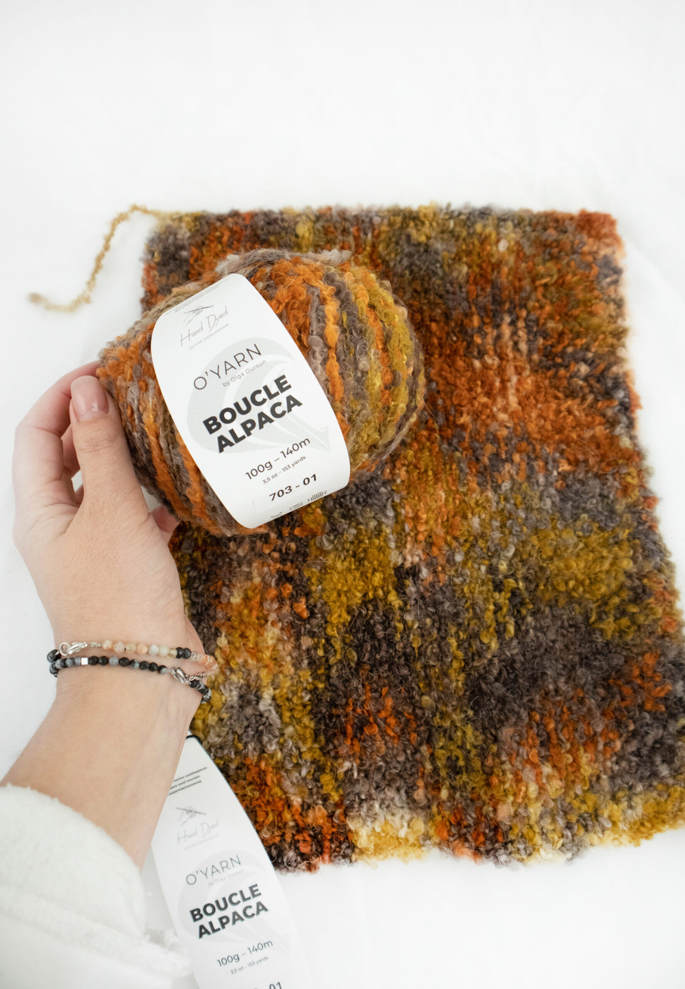 Пряжа O'Yarn BOUCLE ALPACA, 100г