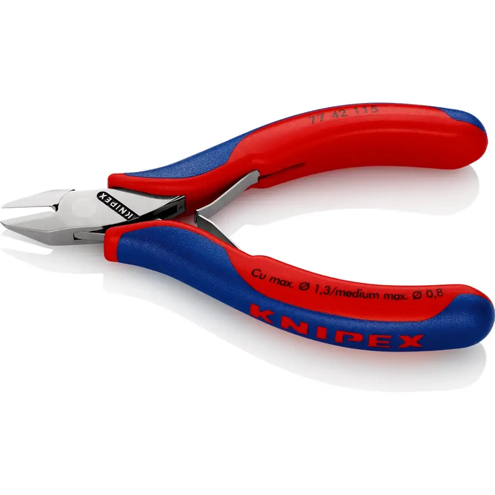 Кусачки боковые для электроники 115 мм Knipex 77 42 115 SB