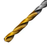 Сверло спиральное по металлу 3,5 x 70 мм, Р6М5, Golden Tip , 2шт. Denzel — фото 3