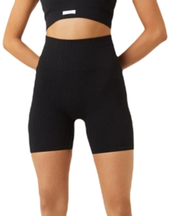 Женские теннисные шорты Bj_rn Borg Studio Seamless Rib Shorts - black beauty