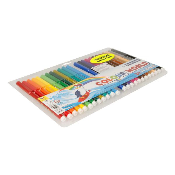 Набор цветных фломастеров COLOUR WORLD TP 7550/24 24 цв, 7550/24, Centropen 7550/24