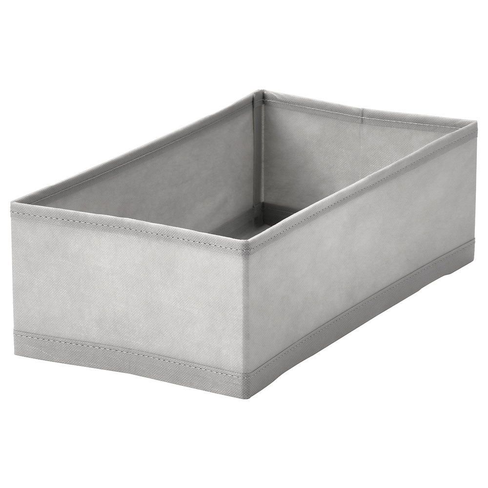 IKEA KOSINGEN  (ИКЕА КОСИНГЕН)  -  Коробка для хранения - светло-серая 20x38x12 см