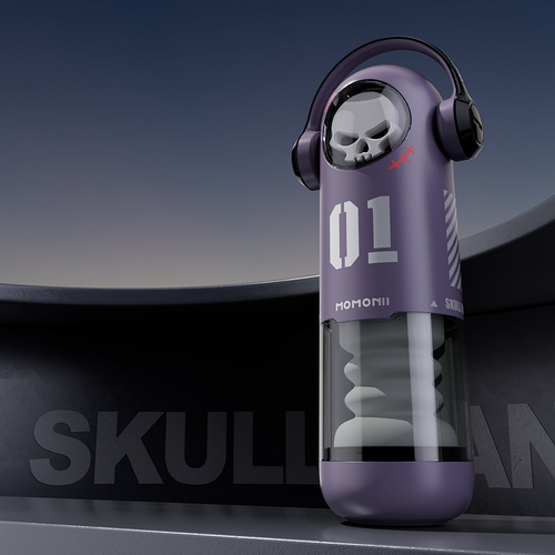 Интерактивный мастурбатор BeYourLover Skull Man MOMONII Thrusting & Vibrating Male Masturbator
