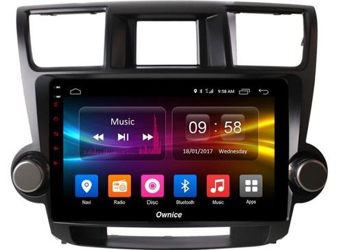 Магнитола для Toyota Highlander 2 2007-2013 XU40 - Kuberg OL-1431-1 IPS, Android 10, 4G SIM-слот (крутилки декоративные)