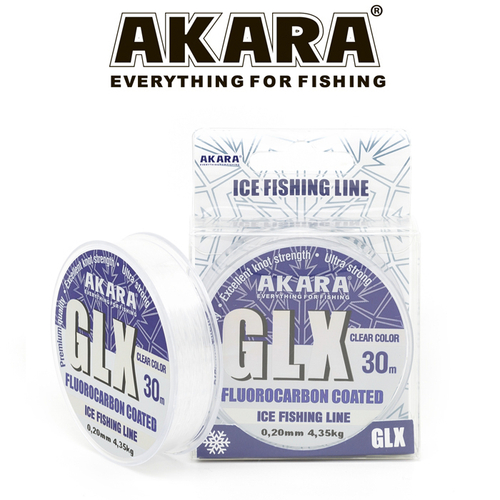 Леска Akara GLX ICE Clear 30 м 0,14