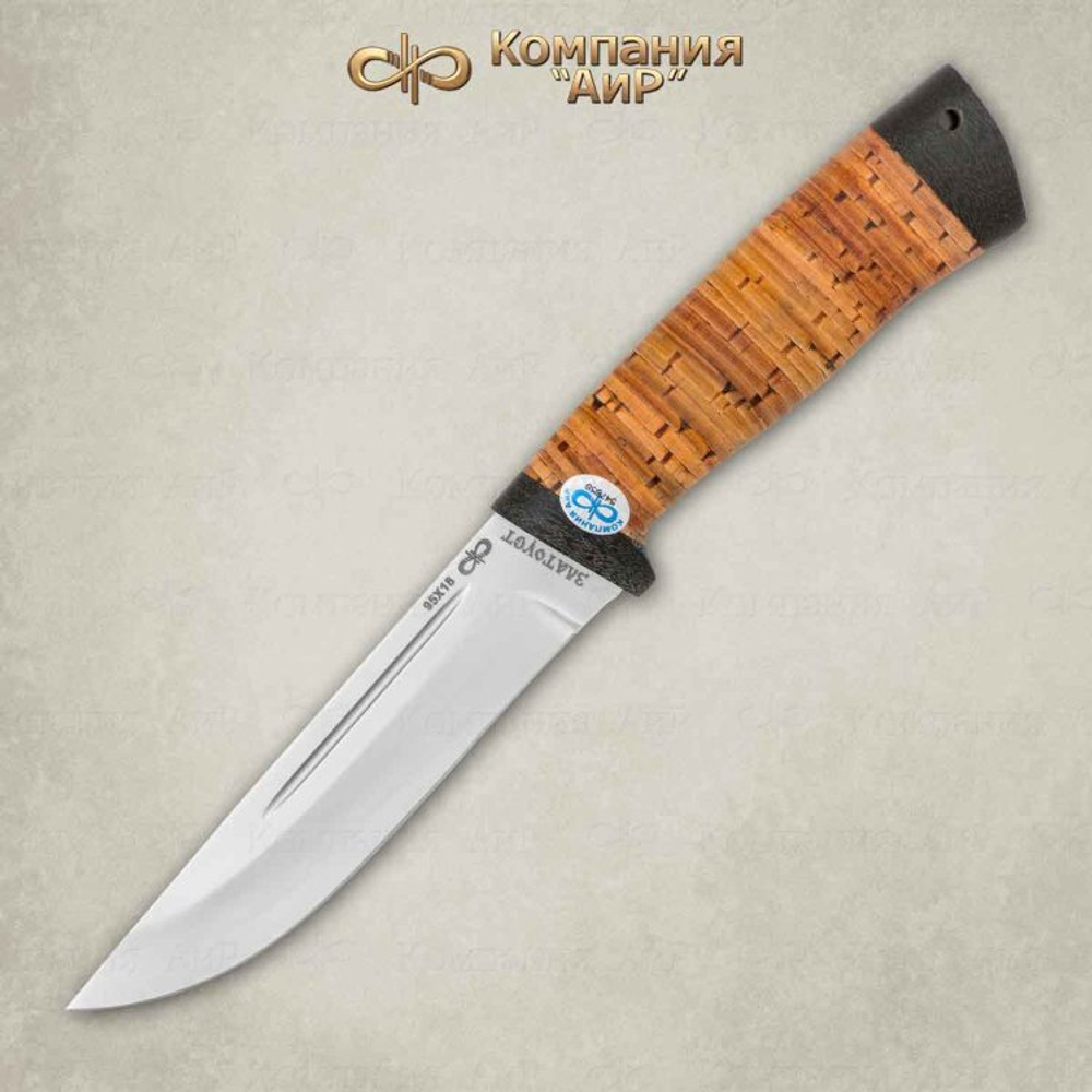 Нож АиР Бекас (береста, 95х18)