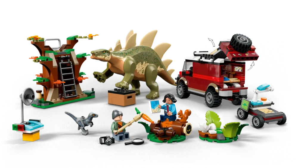 Конструктор LEGO Jurassic World 76965 Миссии динозавров: Обнаружение стегозавра