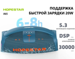 Портативная колонка HOPESTAR A65 300 Вт, синяя