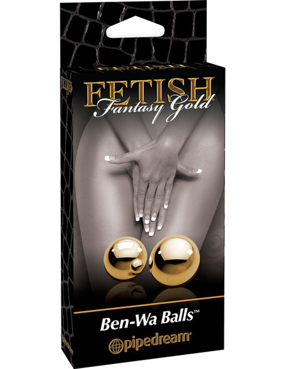 Маленькие золотые металлические шарики Ben-Wa Balls (Цвет: золотой)