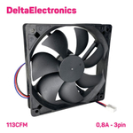 Кулер Delta 120мм для корпуса ПК, 0,8А/3pin (3шт.)