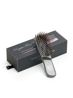 Расческа Majestic Scalp Brush графит (дорожная версия)