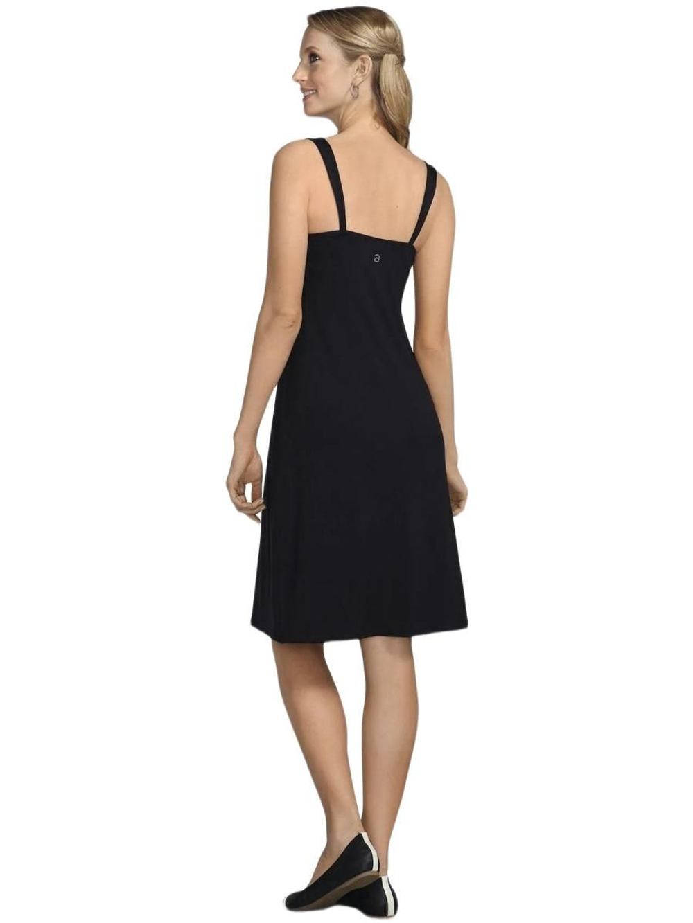 Платье Dress Short со встроенным лифом, модал черный Amoena