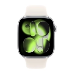 Умные часы Apple Watch Series 11 GPS, 46mm, Silver Aluminium Case with Starlight Sport Band, S/M