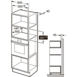 Встраиваемая микроволновая печь Kuppersberg HMW 650 BL