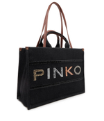 Сумка-шопер SHOPPER DENIM RICAMO LOGO Pinko - черный(101964 A17T)