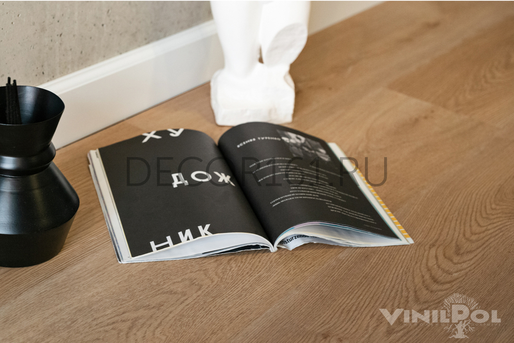 Виниловый ламинат VINILAM 7898 EIR Дуб Верона Glue