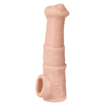 Насадка Cock Sleeve с крупной головкой телесная TPE KOKOS CS-011-M