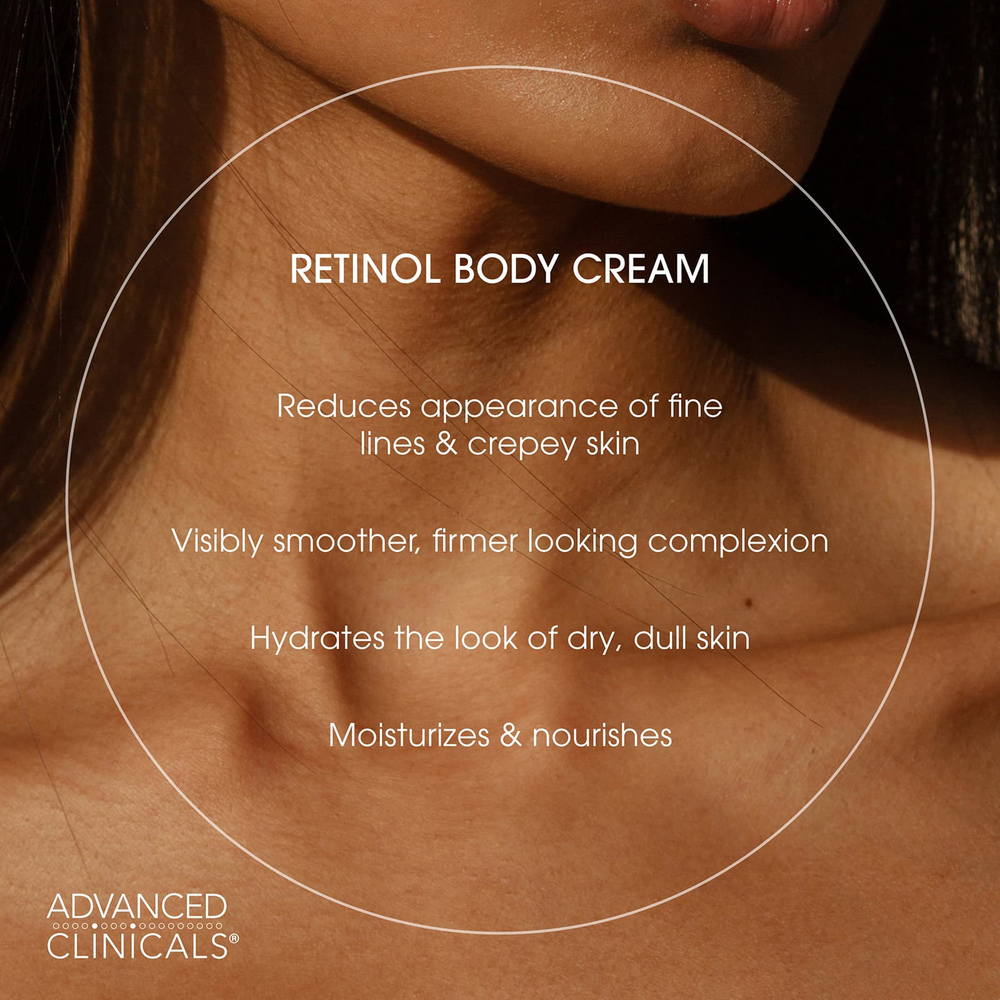Advanced Clinicals, Retinol, укрепляющий крем с улучшенной формулой, 454 г (16 унций)