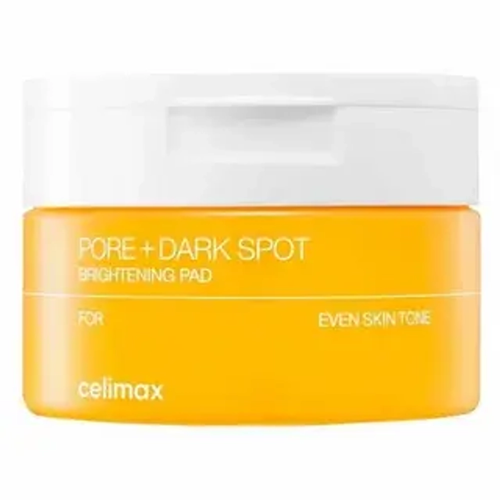 Celimax Pore+Dark Spot Brightening Pad тонер-пэды для выравнивания тона и рельефа кожи (40 шт.)