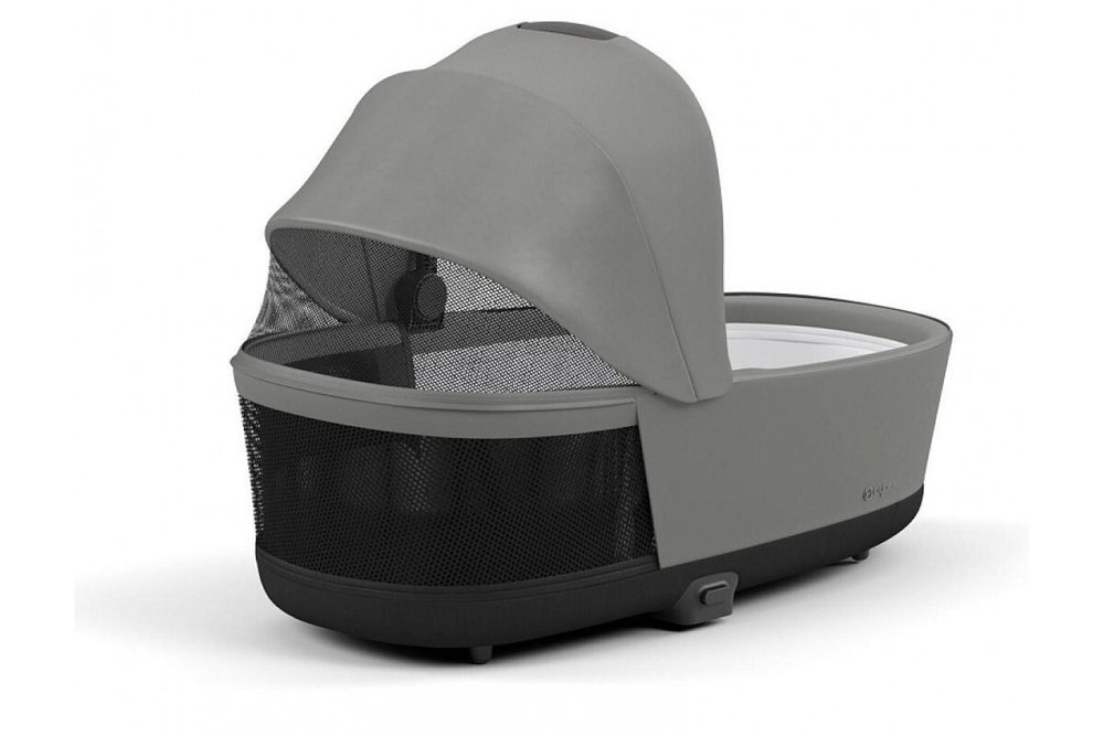 Коляска 2 в 1 Cybex Priam IV Mirage Grey, шасси Matt Black