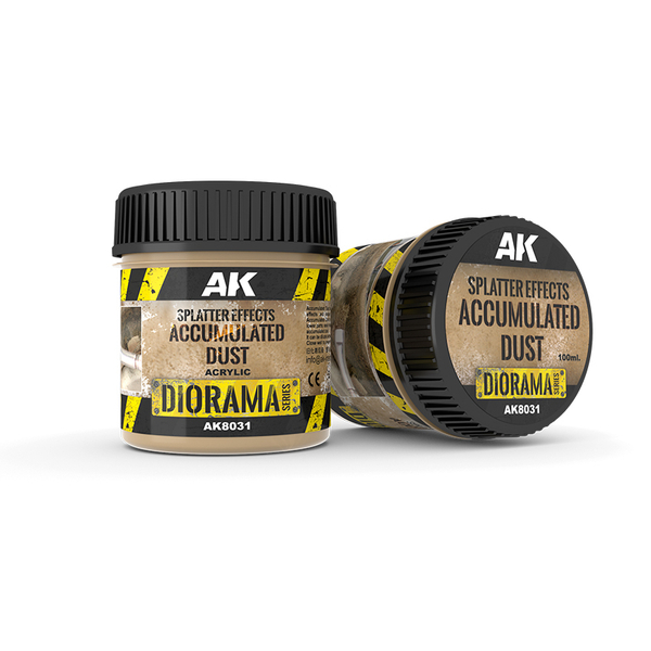 Паста для моделирования AK Interactive Splatter Effects Accumulated Dust 100ml