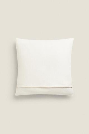 ZARA HOME ОДНОТОННЫЙ ЧЕХОЛ ДЛЯ ДЕКОРАТИВНОЙ ПОДУШКИ, БЕЛЫЙ