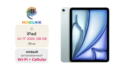 iPad Air 11" (2025) Wi-Fi + Cellular 128ГБ Blue (Без RuStore)