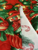 Вафельное Полотно Новогоднее 0,5х2,5 м