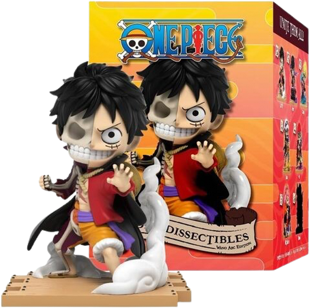 Рандомная фигурка Blind Box Mighty Jaxx One Piece Wano Country Ghost Island War Series