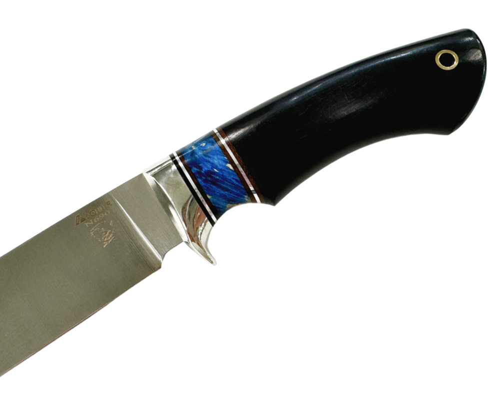 Нож Ладья, Bohler N690, граб, карельская берёза