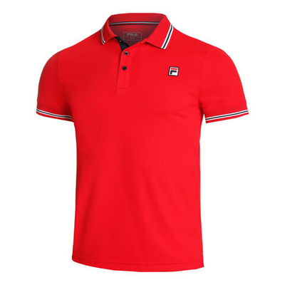 Мужское теннисное поло Fila Piro Polo Men - Red, White