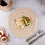 Тарелка 30 см, фарфор,серия "Aristocrat-Peach Tea", Noble