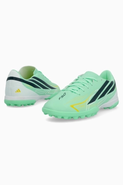 Сороконожки adidas F50 Club Hyperfast TF - бирюзовый
