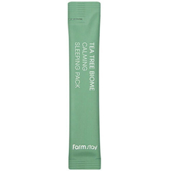 Успокаивающая ночная маска FarmStay Tea Tree Biome Calming Sleeping Pack, 1шт*4мл