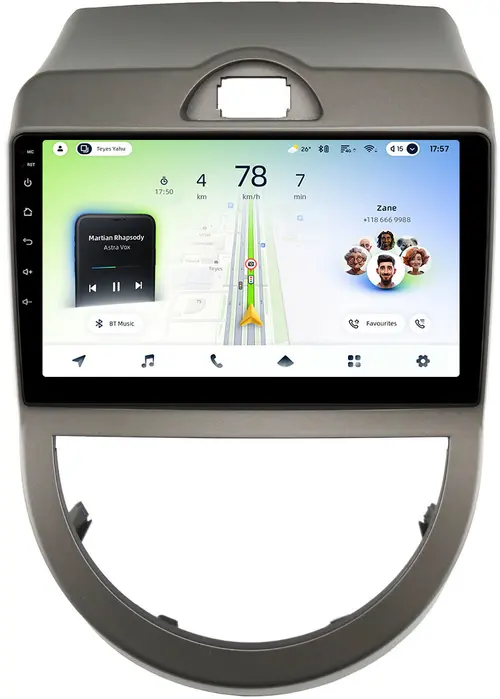 Магнитола для KIA Soul 1 2008-2011 - Teyes CC4L монитор 9" IPS, Android 14, Быстрая, Snapdragon 662, CarPlay, 4G SIM-слот