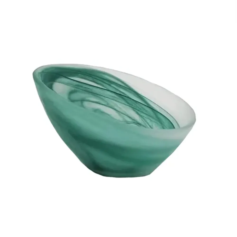 Соусник 100 мл 9*5 см емкость для закусок Green Sky косой матовое стекло P.L. [6]