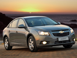 Порог левый Chevrolet Cruze 2008-2016 верхняя часть (1мм)
