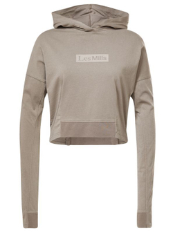 Женская Кофта теннисная Reebok Les Mills Natural Dye Lightweight Hoodie W - серый