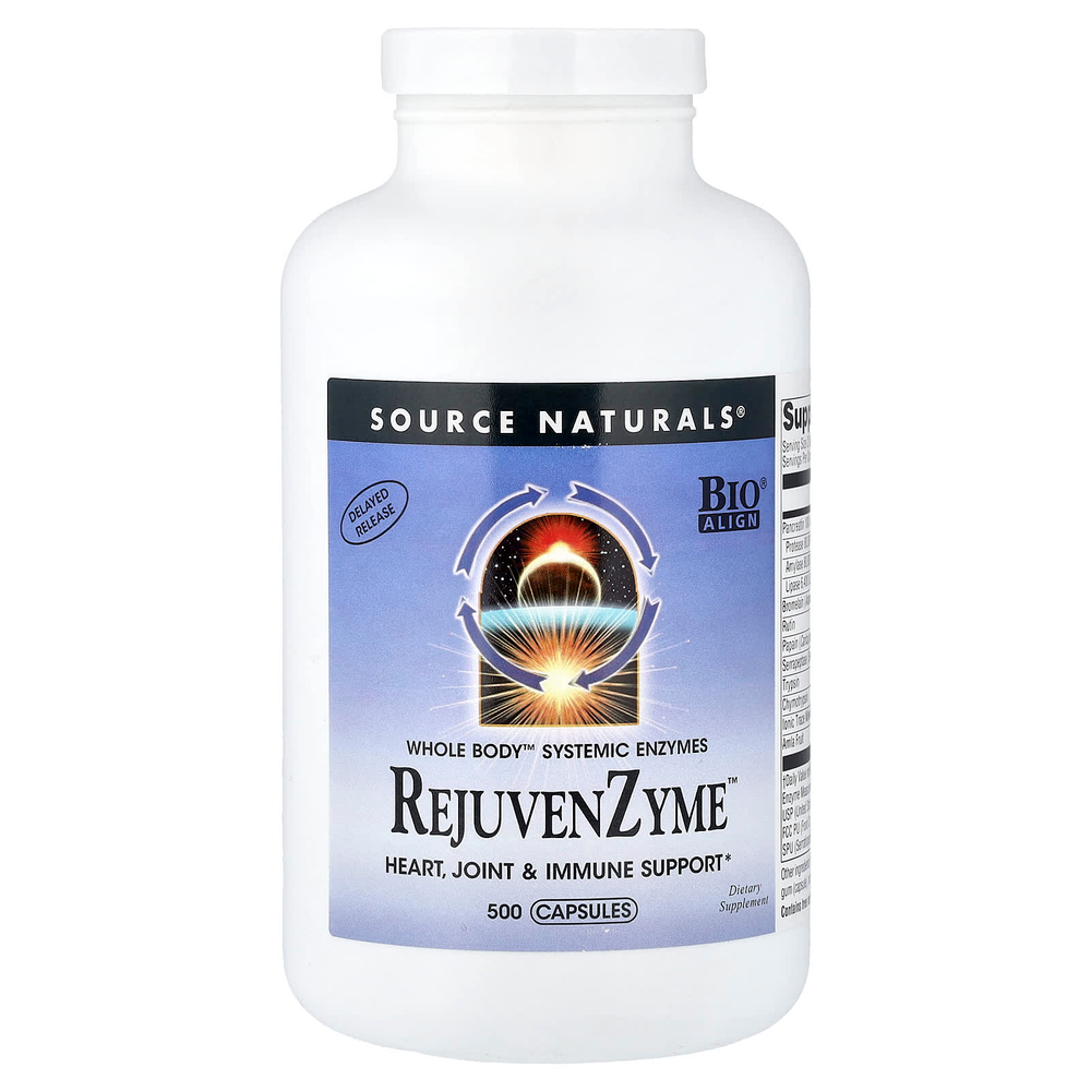 Source Naturals, RejuvenZyme`` 500 капсул