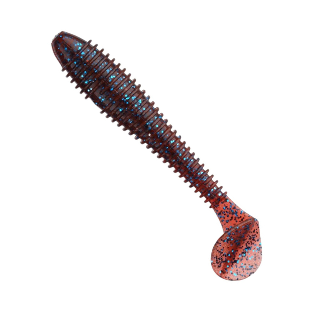 Приманка силиконовая Keitech Swing Impact FAT 4.3", 10,3г цвет #401 Green Pumpkin / Chartreuse