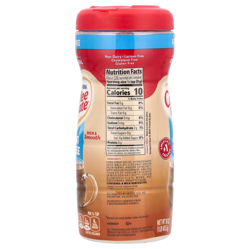 Coffee Mate, Кофейные сливки в порошке, обезжиренные, оригинальные, 453,5 г (16 унций)