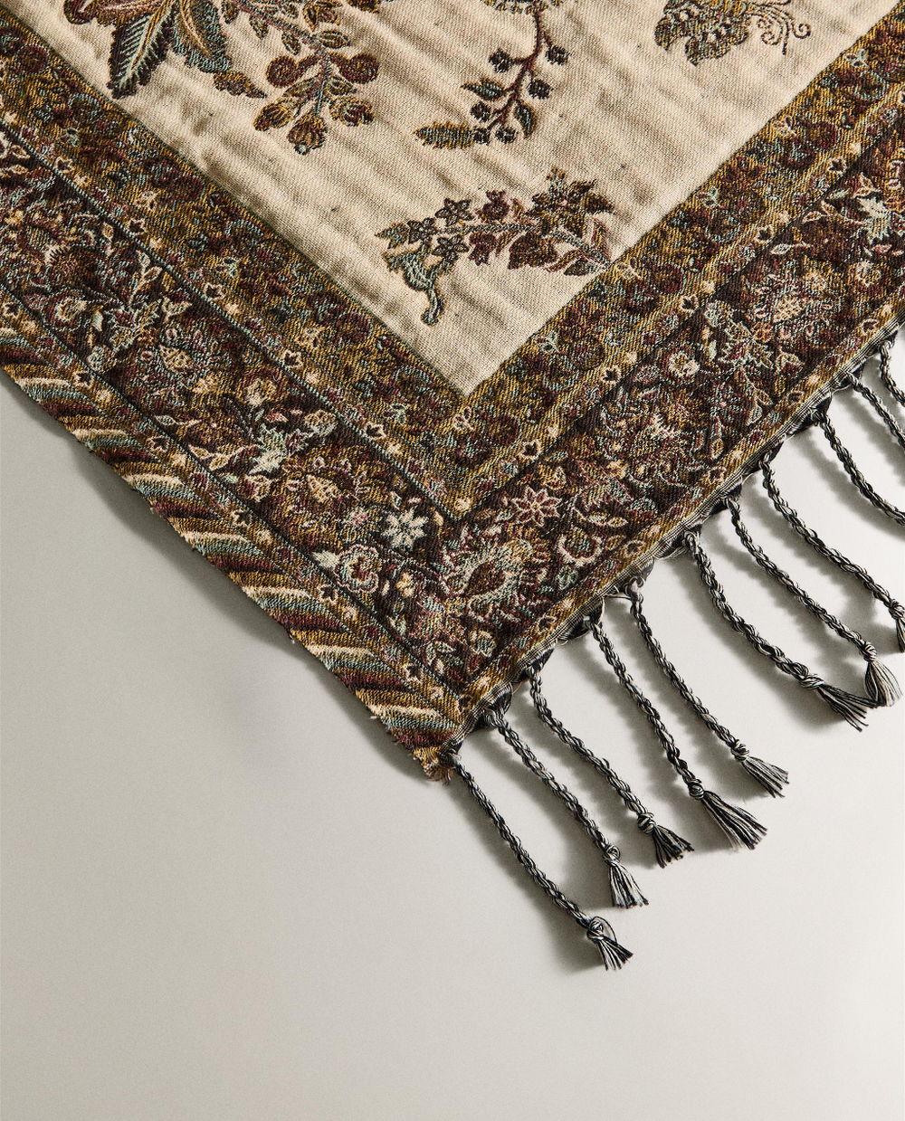 плед из хлопка Zara Home, фото 2