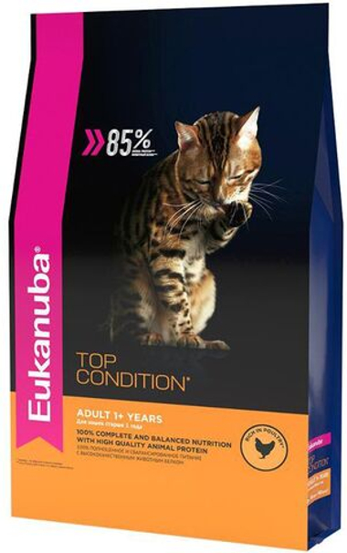 Eukanuba Adult Top Condition Домашняя птица для кошек 400 г