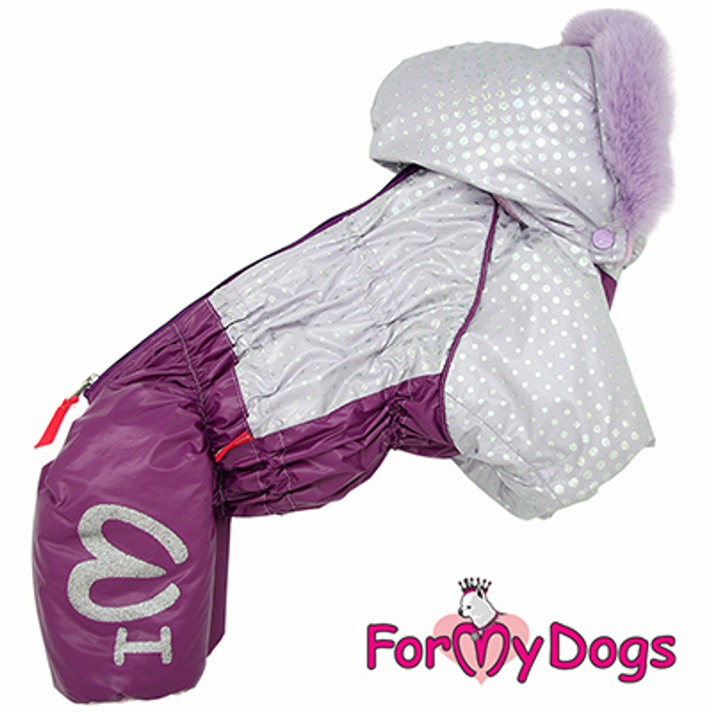 Formydogs Комбинезон фиолет металлик для девочек (18)